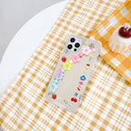 Flower Mirror iPhone Case with Charm - Viexta
