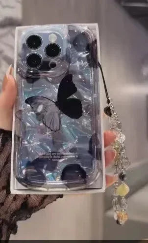 Silicone Butterfly Bracket iPhone Case - Viexta