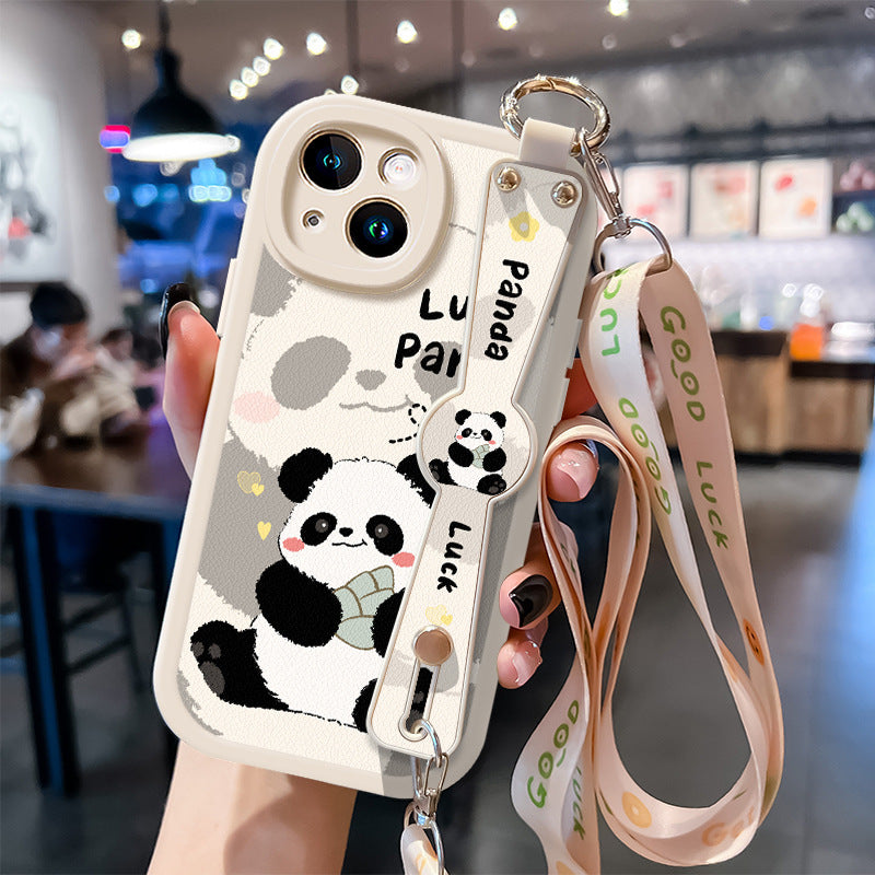 Backable Lambskin Drop-resistant iPhone Cover