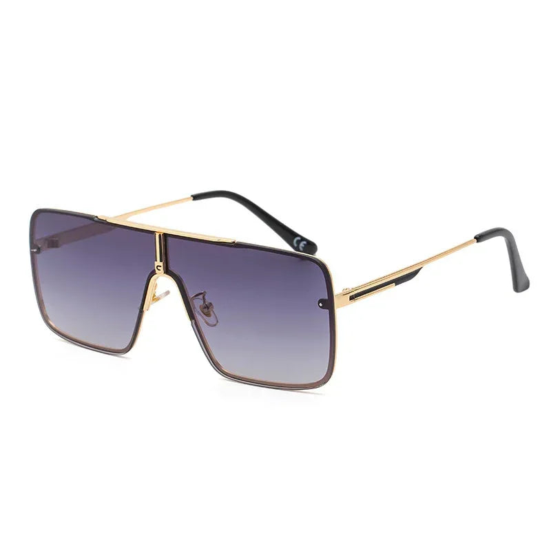 trendy-metal-large-square-one-piece-sunglasses - Viexta