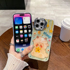 Blue Light Epoxy Sheep Silicone iPhone Case - Viexta