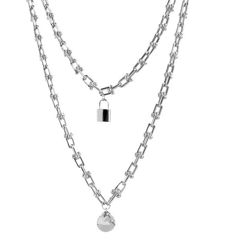 Multi-layer Irregular Necklace