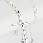 cross-pendant-titanium-steel-plating-necklace - Viexta