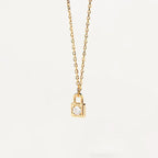 S925 Sterling Silver Locke & Key Necklace - Viexta