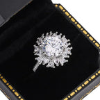 American Flower Diamond Ring - Viexta