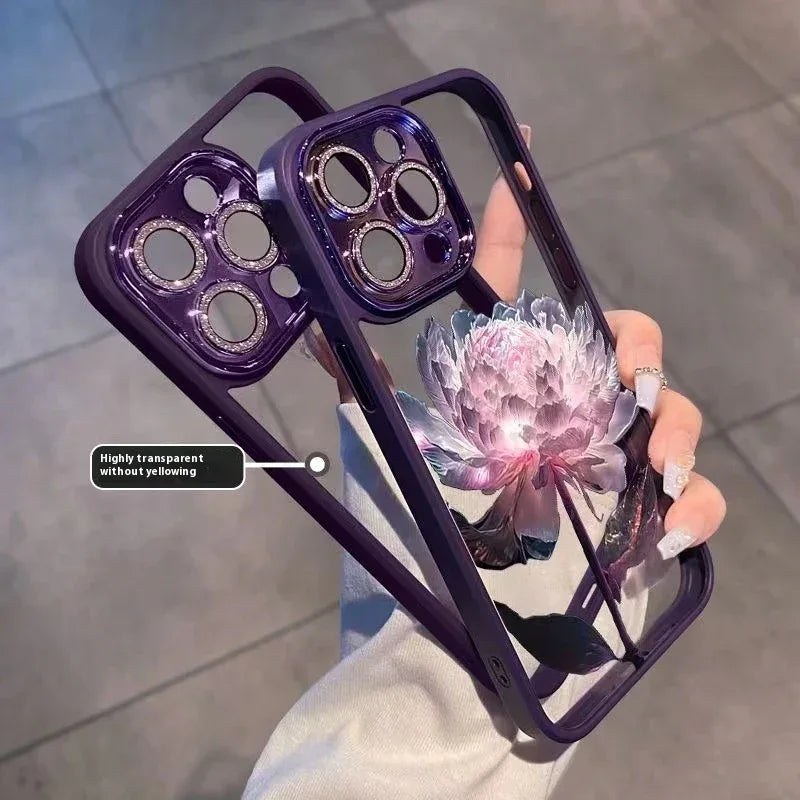 epiphyllum-glitter-lens-protector-iphone-case - Viexta