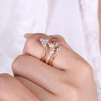Exaggerated Layered Queen Ring - Viexta