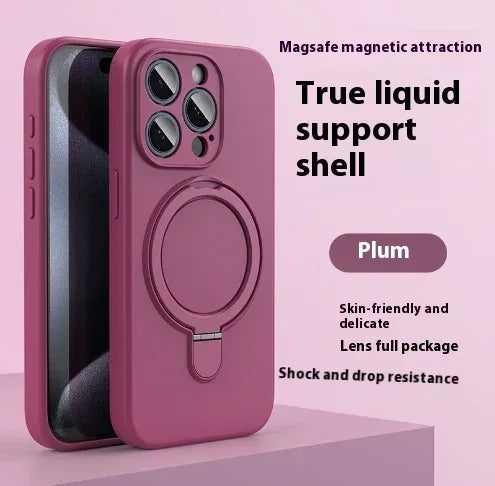 Liquid Silicone Magnetic iPhone Case - Viexta