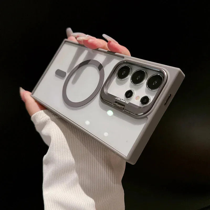 magnetic-lens-frame-metal-bracket-iphone-case - Viexta