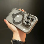 lens-bracket-transparent-u1-magnetic-suction-iphone-case - Viexta