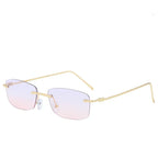 Fashion Rimless Cut-edge Sunglasses - Viexta