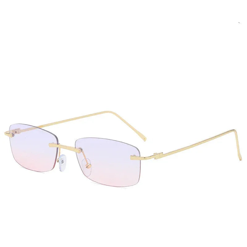 Fashion Rimless Cut-edge Sunglasses - Viexta