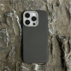 Magnetic Carbon Fiber Drop-resistant iPhone - Viexta