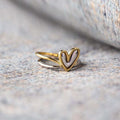 Ana Sterling Silver Love Ring - Viexta