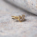 Ana Sterling Silver Love Ring - Viexta