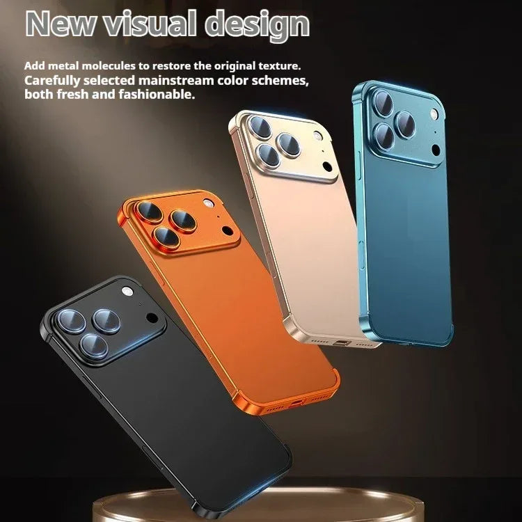 Metal Four-corner Pad iPhone Case - Viexta