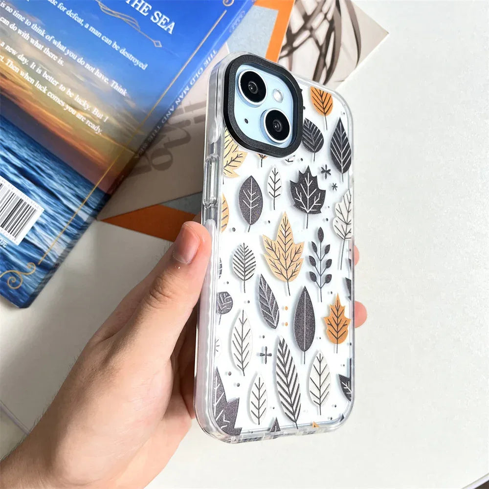 Autumn Deciduous Acrylic Hard iPhone Case - Viexta