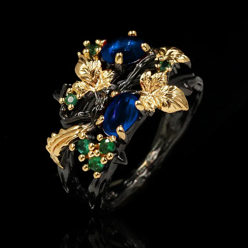 Flower Angel Two-Tone Ring