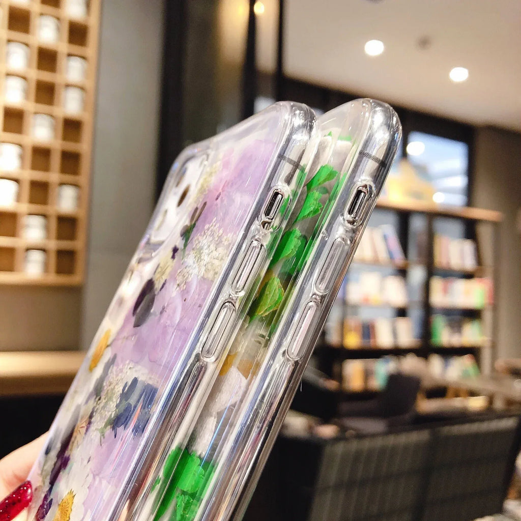 Preserved Flower Epoxy Phone Cases for IPhone - Viexta