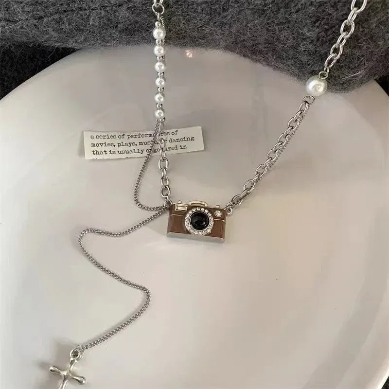 Retro Coffee Color Necklace - Viexta