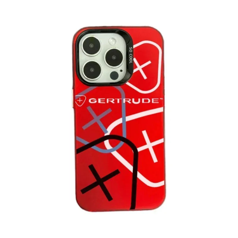 Color Silver Pattern Silicone iPhone Case - Viexta
