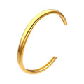 Irregular Wave Buckle Stainless Steel Kada - Viexta