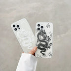Chinese Dragon Transparent iPhone Case - Viexta