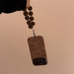 Line-design Plush iPhone Case With Lanyard Full-body Protection - Viexta