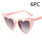 Fashion Love Big Face Thin Sunglasses - Viexta