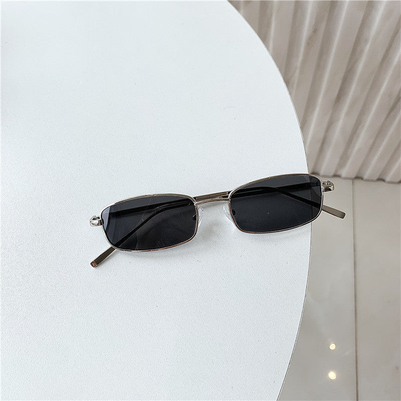 Trendy Small Frame Rectangular Sunglasses