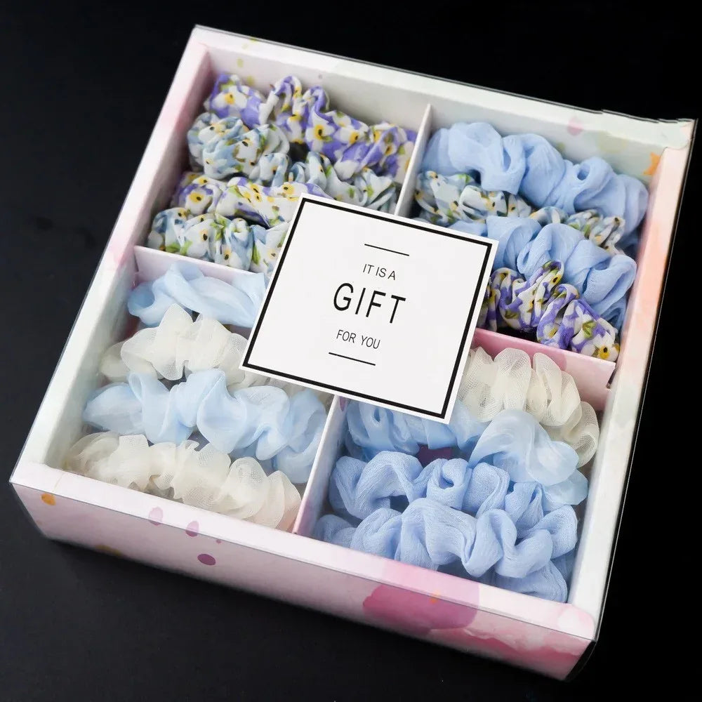 Large Hair Scrunchies Gift Hamper - Viexta