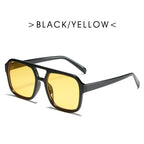 Square Double Beam Sunglasses - Viexta