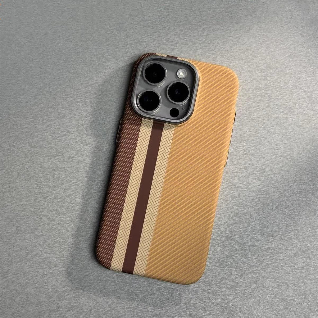 Kevlar Pattern Magnetic Hard Shell iPhone Cover - Viexta