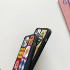 Heavy Embroidery Milk Tea iPhone Cover - Viexta