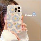 Flower iPhone Wavy edge case - Viexta