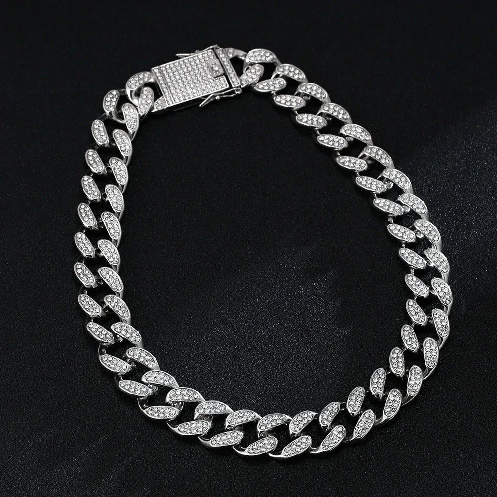 diamond-inlaid-necklace - Viexta
