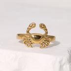 Stainless Steel Crab Open End Ring