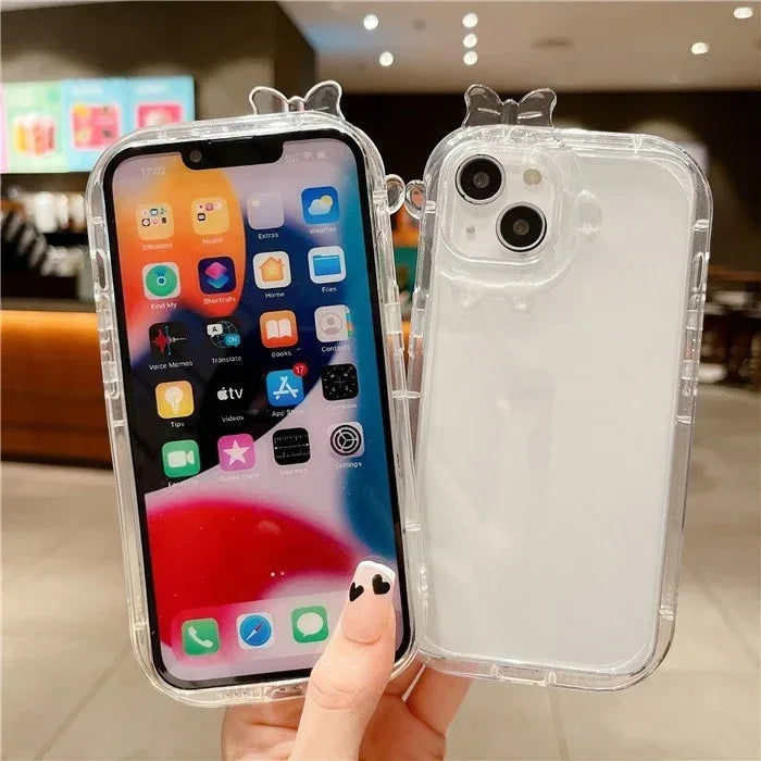 small-monster-transparent-iphone-case - Viexta