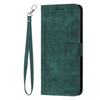 Leather Case Skin Frosted Striped Card Wallet iPhone case