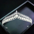 Bridal Pearl Crown Headdress - Viexta
