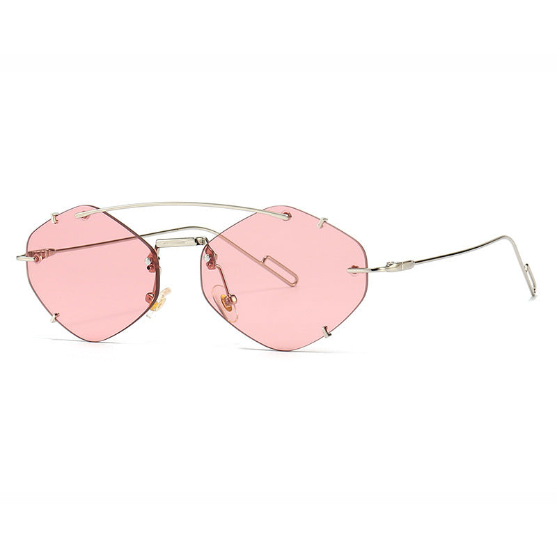 Metal Frameless SunGlasses