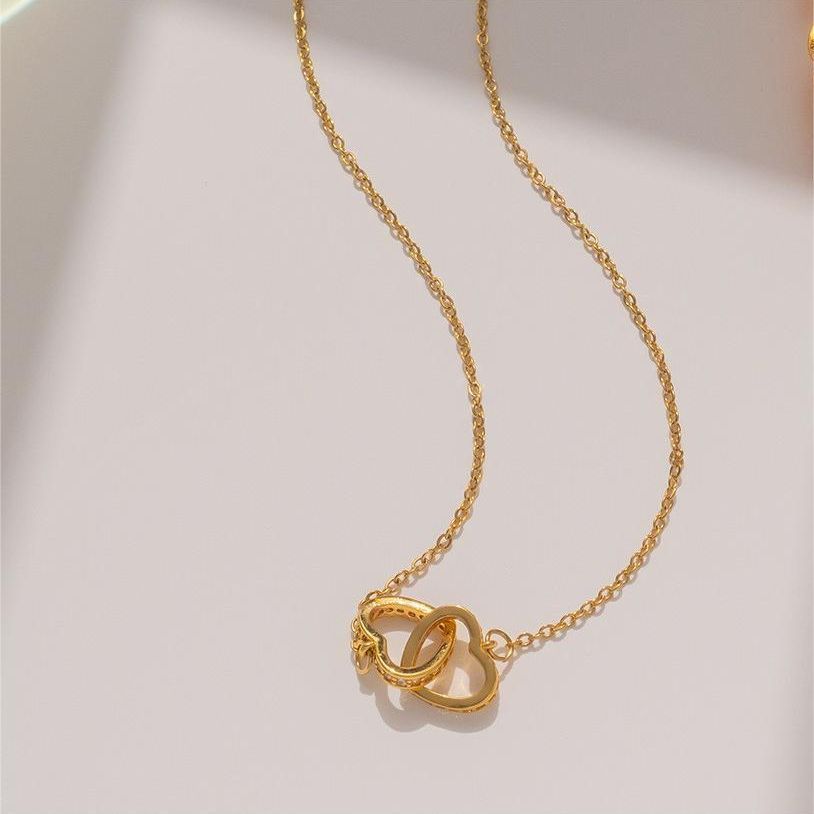 18K Gold Plated Double Ring