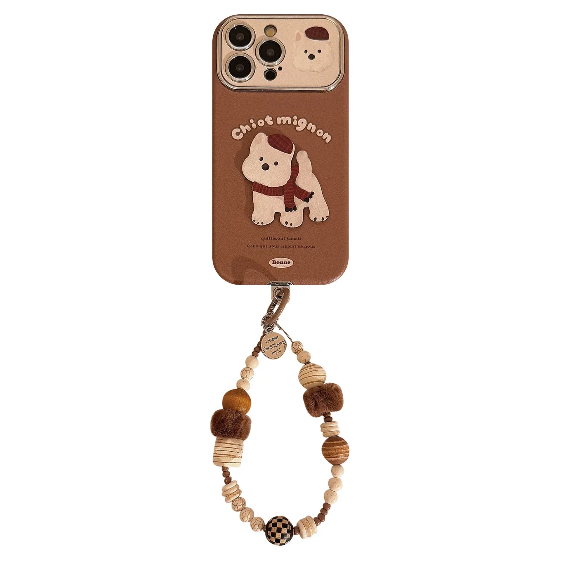 Brown 3D West Highland Terrier iPhone Case - Viexta