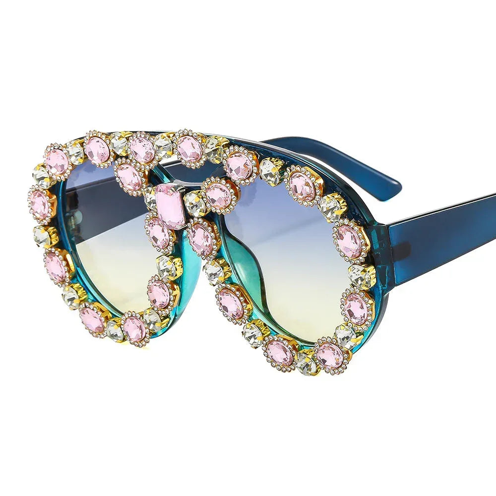 double-beam-one-piece-large-frame-sunglasses - Viexta