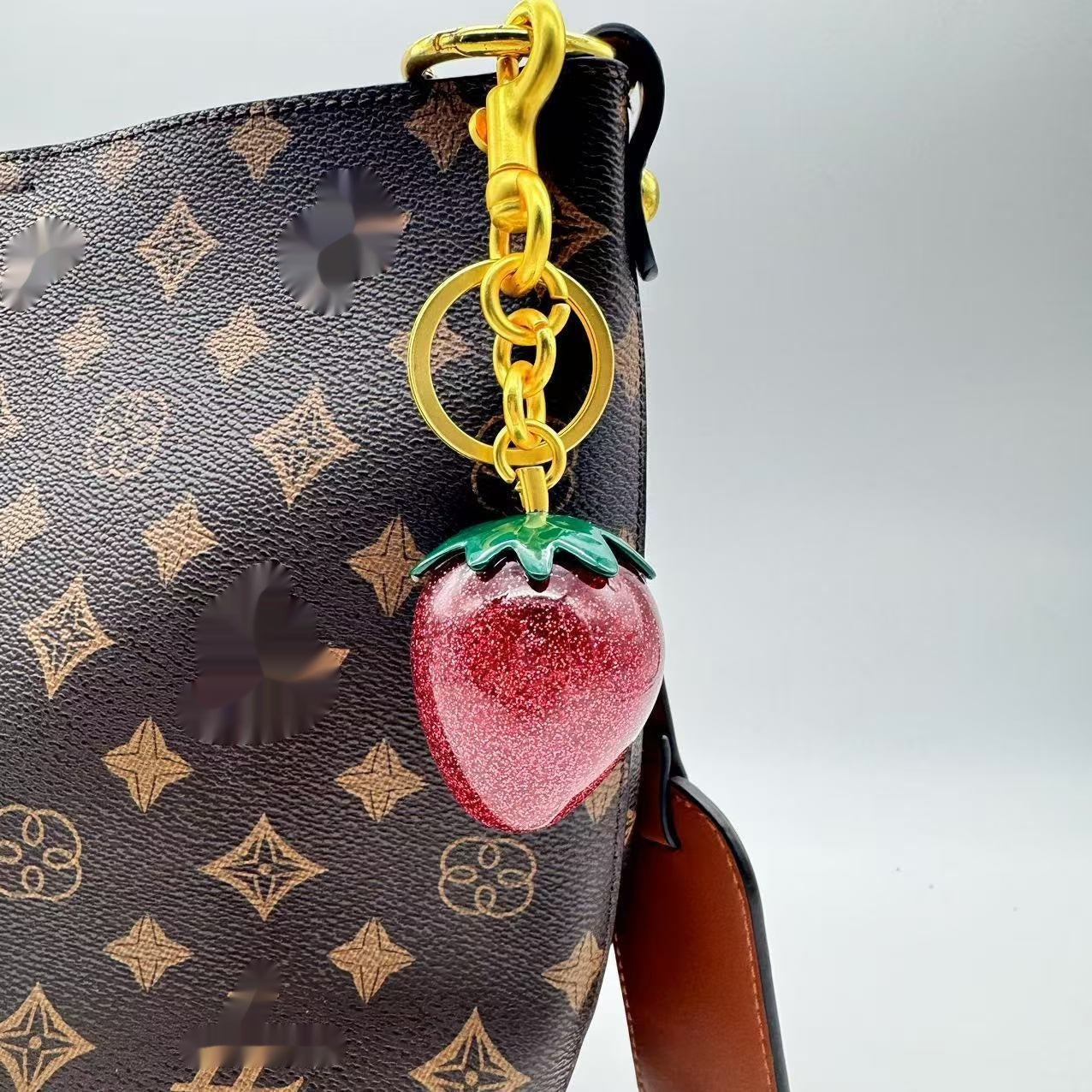 Cherry Handbag Pendant Keychain