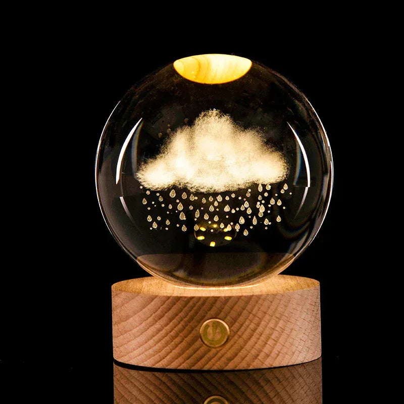 Luminous Galaxy Crystal Ball - Viexta