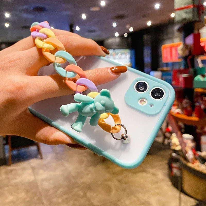 bear-bracelet-silicone-iphone-case - Viexta