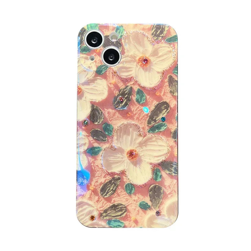 retro-oil-painting-camellia-phone-case - Viexta