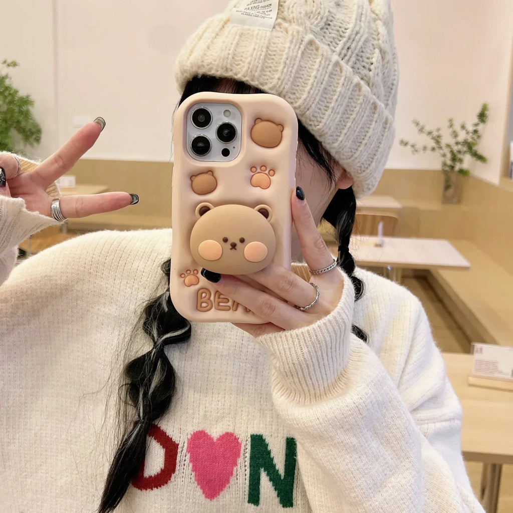 Silicone Bear iPhone Case - Viexta