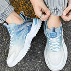 Lace-up Thick-soled Sneakers For Men - Viexta